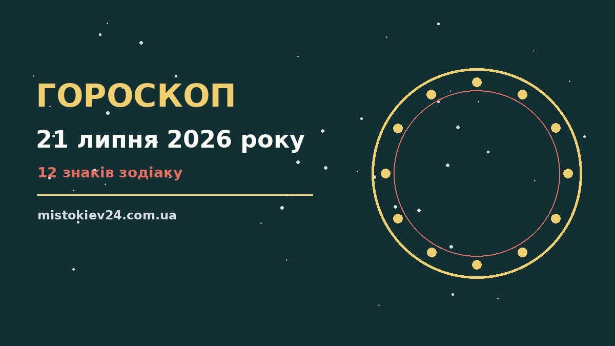 Гороскоп на 21 липня 2026 року: орієнтири дня, плани та корисні звички