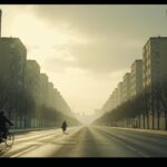 Північна Корея, Пхеньян, вулиця вранці
