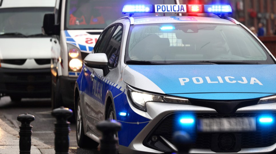 Поліція біля місця інциденту у Варшаві