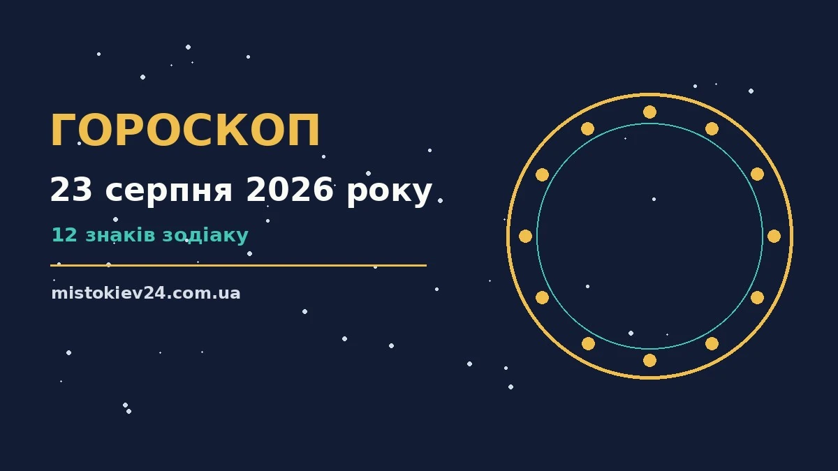 Гороскоп на 23 серпня 2026 року: затишна кавова чашка на деревʼяному столі з нотатником, символ спокійної недільної розмови