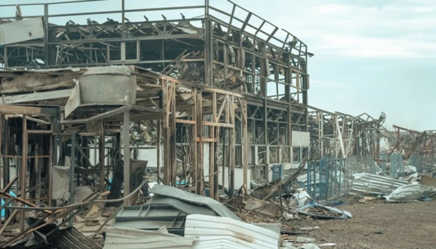 Руйнування у селі Мила Київської області внаслідок детонації боєприпасів