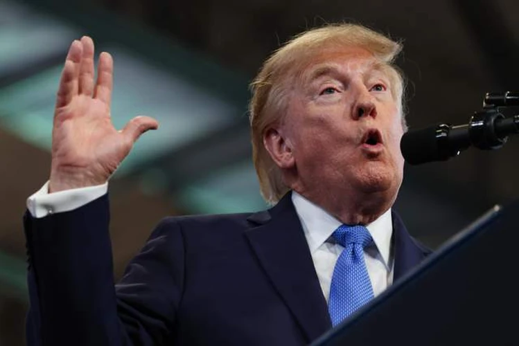 Президент США Дональд Трамп під час виступу у Нью-Йорку