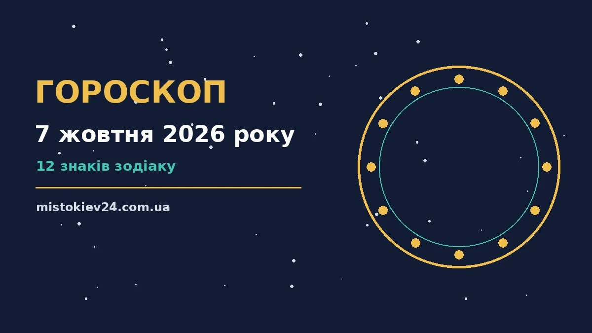 Гороскоп на 7 жовтня 2026 року: на що звернути увагу для планів і важливих справ